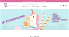 Desktop Screenshot of mylittleunicorn.com